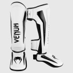 Защита голени и стопы Venum Elite Standup ShinGuards - White/Black
