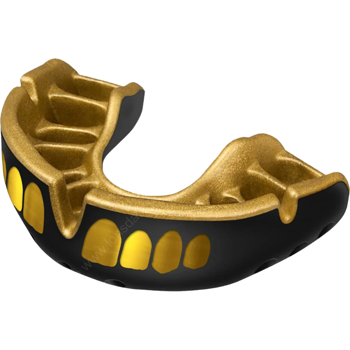 Боксерская капа Opro Gold Level Black Grillz