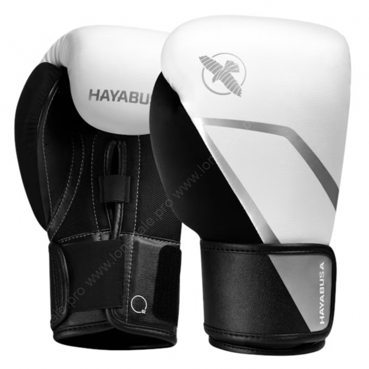 Боксерские перчатки Hayabusa E1 Boxing Gloves White/Silver 