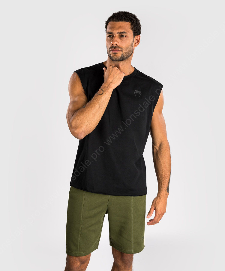Футболка мужская Venum Divide Sleeveless T-Shirt - Black
