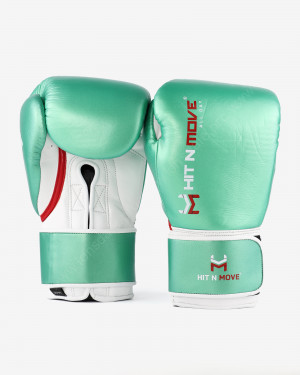 Боксерские перчатки HIT N MOVE ALL DAY® Pro Agility Green LE