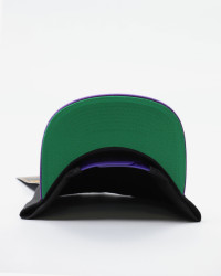 Бейсболка Yupoong Snapback The Ring Black/Purple