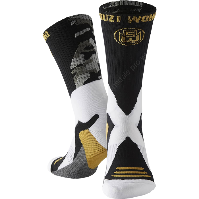 Носки Suzi Wong Camo X-Sole Boxing Socks Black/White/Gold