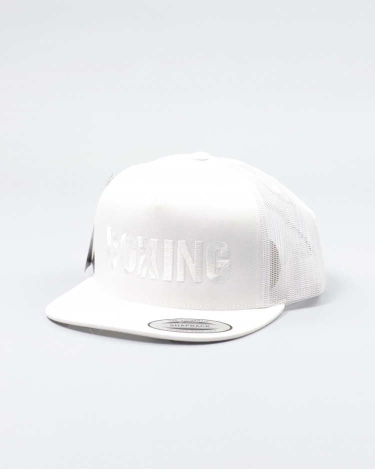 Бейсболка Yupoong Snapback Boxing White