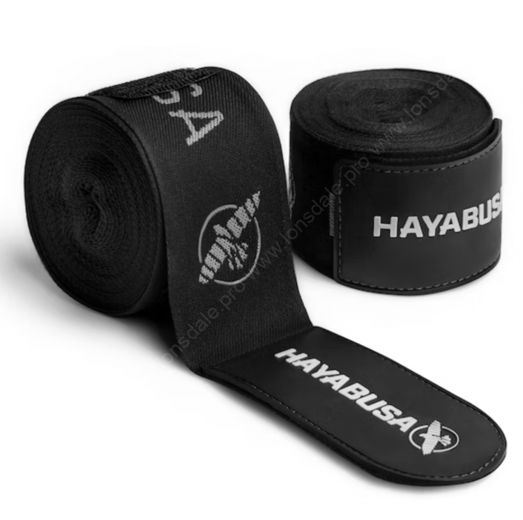 Боксерские бинты  Hayabusa Deluxe Hand Wraps Black