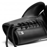 Боксерские перчатки Hayabusa S4 Lace Up Boxing Gloves - Black