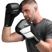 Боксерские перчатки Hayabusa S4 Lace Up Boxing Gloves - Black