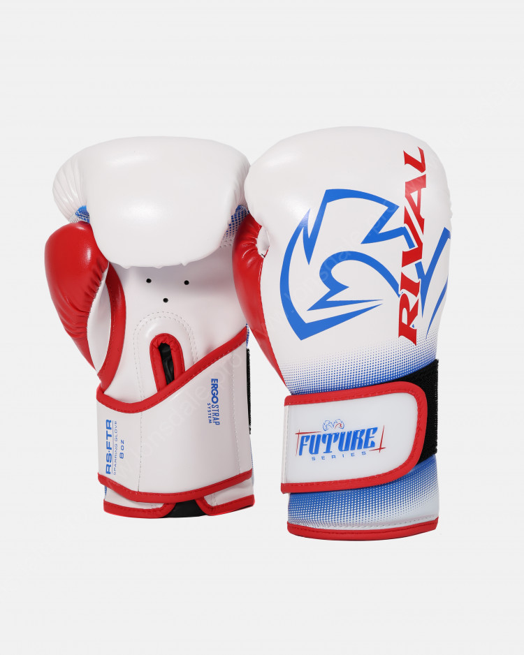 Боксерские перчатки детские RIVAL RS-FTR FUTURE SPARRING GLOVES White