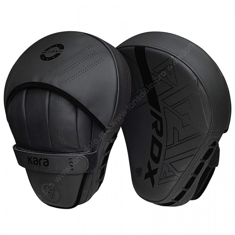 Боксерские лапы RDX F6 KARA Black/Black