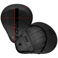 Боксерские лапы RDX F6 KARA Black/Black