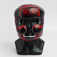 Боксерский шлем Twins Special FHGL3-TW5BK Black/Red