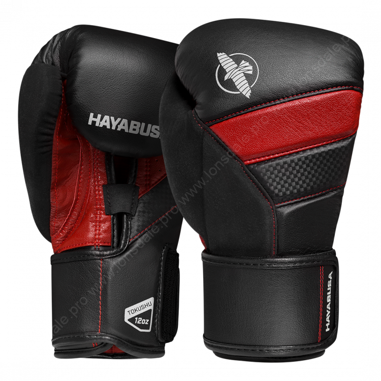 Боксерские перчатки HAYABUSA T3 BOXING GLOVES Black/Red