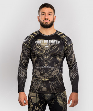  Рашгард Venum Invader Black/Sand L/S 