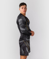 Рашгард Venum Matupa Black/Grey/Gold L/S 