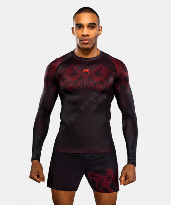Рашгард Venum Spectre Black/Red L/S