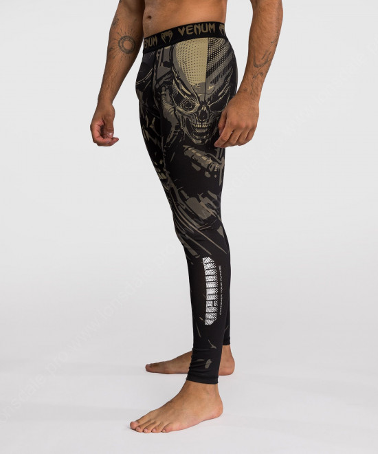 Тайтсы Venum Invader Black/Sand 