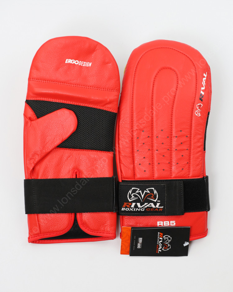 Снарядные перчатки RIVAL RB5 BAG MITTS Red