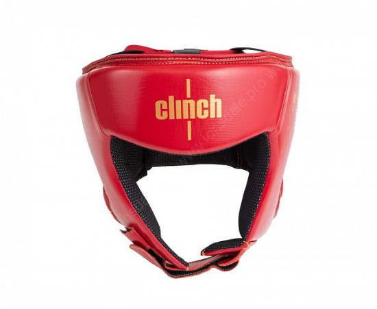 Шлем боксерский Clinch Olimp Premium Champion Line Red C172 