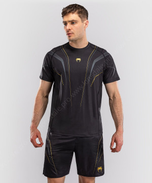 Футболка спортивная Venum Streamline Black/Gold