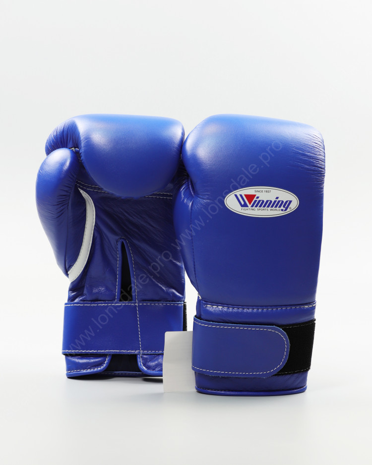 Боксерские перчатки Winning MS-500-B Velcro Blue