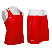 Форма боксерская Nike Boxing IBA Approved Scarlet/ White