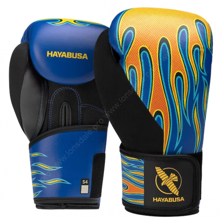 Боксерские перчатки детские Hayabusa S4 Epic Flames