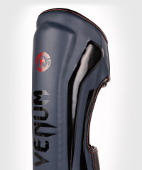 Защита голени и стопы Venum Elite Standup ShinGuards Navy Blue/Black-Red