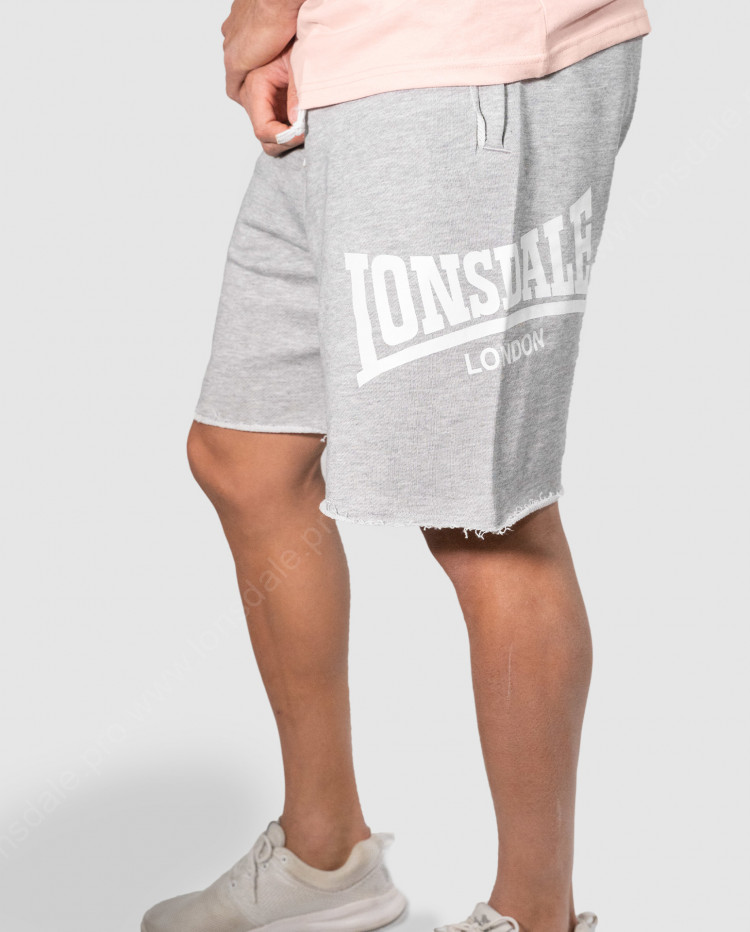 Шорты спортивные мужские Lonsdale POLBATHIC MARL GREY
