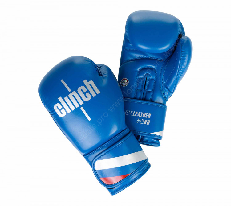 БОКСЕРСКИЕ ПЕРЧАТКИ CLINCH OLIMP PLUS BLUE