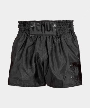 Шорты для тайского бокса Venum Classic Black/Black
