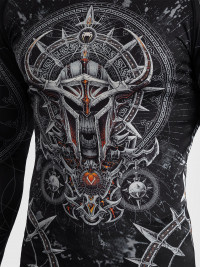 Рашгард Venum Gladiator 5.0 Black/Silver L/S