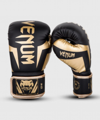 Боксерские перчатки Venum Elite Black/Gold