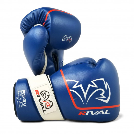 Боксерские перчатки RIVAL RS2V SUPER SPARRING GLOVES 2.0 Blue