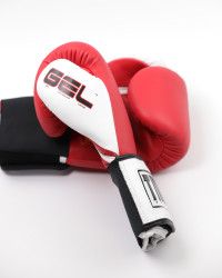 Боксерские перчатки TITLE GEL World Elastic Red