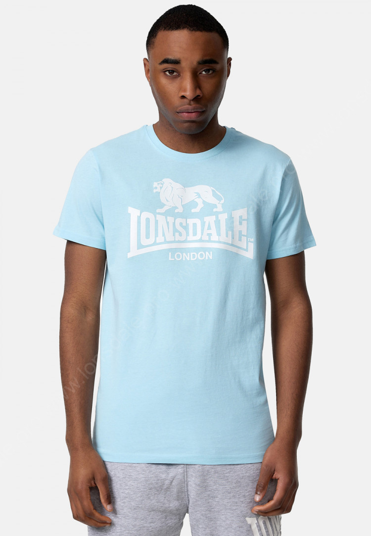 Футболка мужская Lonsdale ST. ERNEY Powder Blue