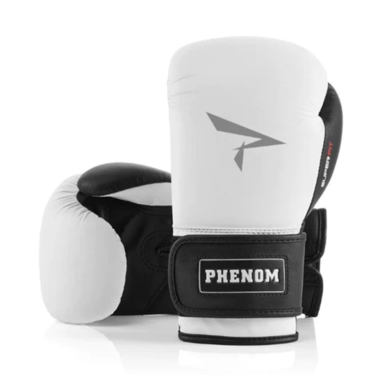 Боксерские перчатки Phenom Boxing FG-10S Training Gloves White/Black