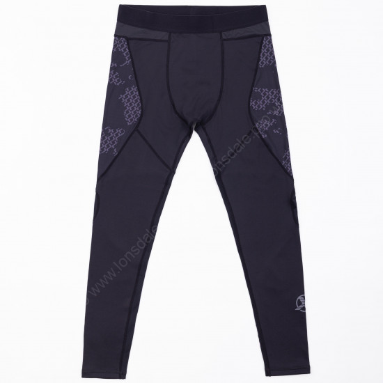 Компрессионные штаны спатсы FIGHEXPERT Tactical Black Grey