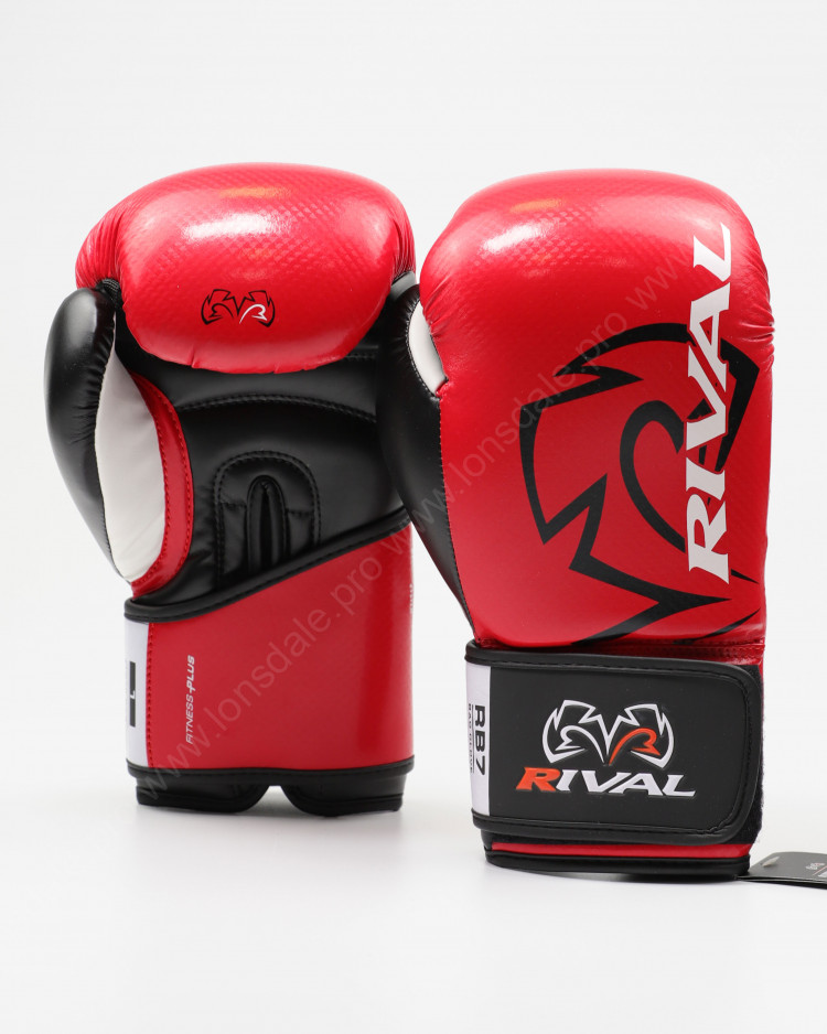 Боксерские перчатки Rival RB7 Fitness Plus Red