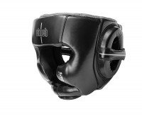 Шлем боксерский Clinch Contender Full Face черно-серый C225