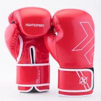 Боксерские перчатки FIGHTEXPERT Olympic Red