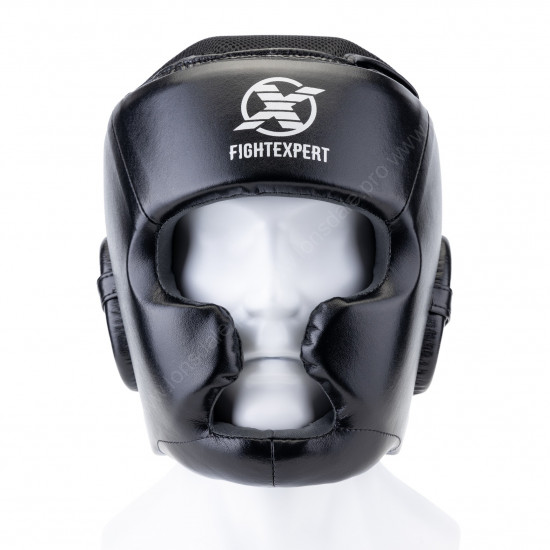 Шлем тренировочный FIGHTEXPERT Full Power Black