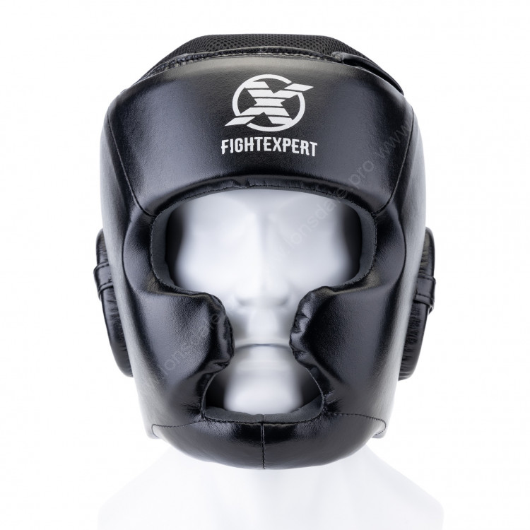 Шлем тренировочный FIGHTEXPERT Full Power Black