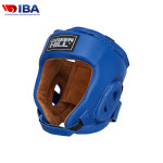 Боксерский шлем Green Hill Five Star одобренный IBA Blue