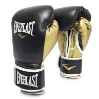 Боксерские перчатки Everlast Powerlock PU Black/Gold 