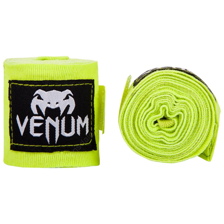 Боксерский бинт Venum Kontact Boxing Handwraps Neo Yellow