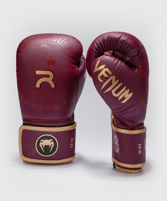 Боксерские перчатки Venum x Rajadamnern Burgundy